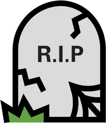 Rip Stone Tombstone Icon Png Grave