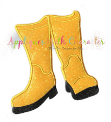 Cori Boots Applique Design - Snow Boot Png