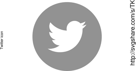 Twitter Icon Png Grey - Twitter Rund