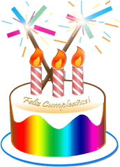 Lgbt Torta Cumple - Torta Png