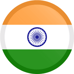 Indian Flag Png Button Round Free Images Starpng - India Flag Icon Round