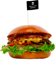 Menu Black Star Burger Usa - Black Star Burger Png