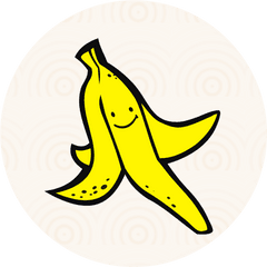 The Magical Effect Of Banana Peel - Clip Art Png