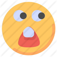 Shocked - Circle Png