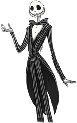 Jack Skellington Png Download Image - Skellington Transparent Jack Png