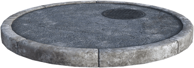 Pedestal Concrete Round - Circle Png