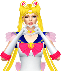 Download Sims Yellow Moon Sailor Figurine Mars Hq Png Image - Sims 4 Sailor Moon Cc