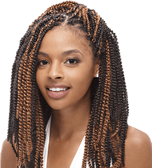 Round Faces African Braid - Best Braided Hairstyles For Round Faces Png