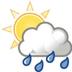 Library Of Cloud And Sun Jpg Free Stock Png Files - Sun Clouds And Rain