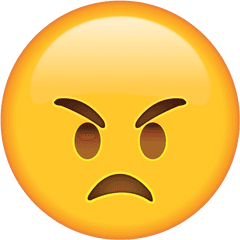 Angry Emoji - Angry Face Emoji Png