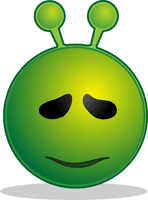 Alien Crazy Green Free Transparent Image HD - Free PNG