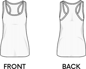 Undershirt For Women Free Svg - Active Tank Png