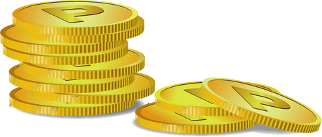 Money Coins Stack Golden Download Free Image - Free PNG