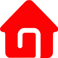 Red Home 4 Icon - Red Transparent Home Icon Png