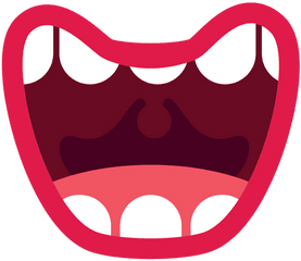 Scary Open Mouth Icon - Transparent Png U0026 Svg Vector File Open Mouth Png