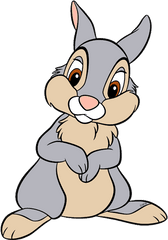 Thumper Cliparts Free Download Clip Art - Disney Bunny Thumper Png