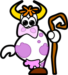 Food Clipart Cow Transparent Free For Download - Animated Old Cow Png