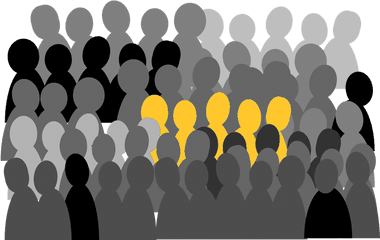 Download Hd Much Like Similar Audiences Targeting - Crowd Of People Transparent Background Png