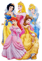 Ariel Belle Aurora Jasmine Minnie Mouse Princess - Free PNG