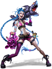 Vs Battles Wiki - Jinx League Of Legends Png