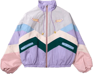 Windbreaker Cute Retro Vaporwave Png - Aesthetic Jacket