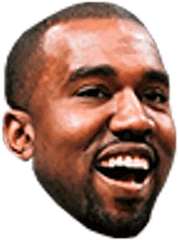 Kanye West Stickers Set For Telegram - Human Png