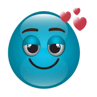 Blue Photos Emoji Download HD - Free PNG