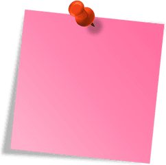 Pink Post It Png 4 Image