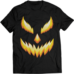 Download Hd Jack O Lantern Scary Face Png