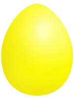 Plain Easter Egg Yellow Download HQ - Free PNG