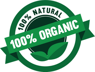 100 Percent Png - 100 Natural Organic Logo