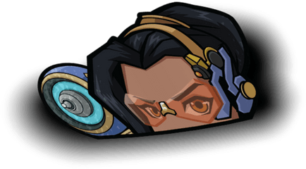 Symmetra Architect Peeker Sticker - Cartoon Png