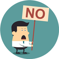 Transparent Saying No - Saying No To A Client Png