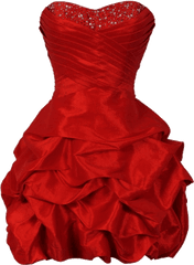 Red Dress Png Picture - Red Gown Transparent Background