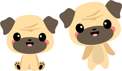 Soap Clipart Kawaii Picture 2059483 - Pug Kawaii Png