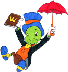 Jiminy Cricket Transparent Background - Clipart Of Cricket Transparent Background Png