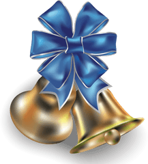 Christmas Bell Png - Transparent Blue Christmas Bells Png