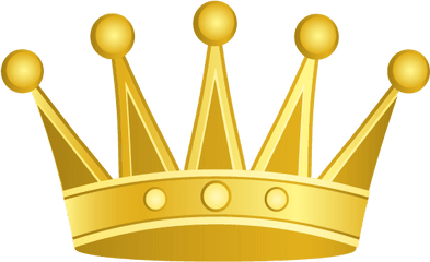 Golden Cartoon Crown Png Download - Transparent Background Cartoon Crown Png