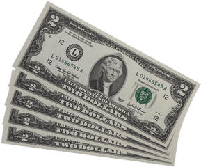 Two Dollar Bills - Cool Stuff On Amazon 2 Dollar Bill Transparent Png