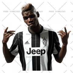 Paul Pogba Cj Png Image With - Ac Milan 2016 17 Kit