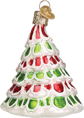 Download Hd Old World Christmas Whimsical Tree Glass - Christmas Tree Png