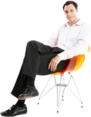 Hd Sitting Man Png Free Download - Man Sit On Chair Png