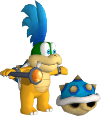 Wii - New Super Mario Bros Wii Larry Koopa The Models Ludwig Mario Bros Png