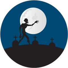 Grave Yard Graves Halloween Zombie Icon - Halloween Zombie Icon Png