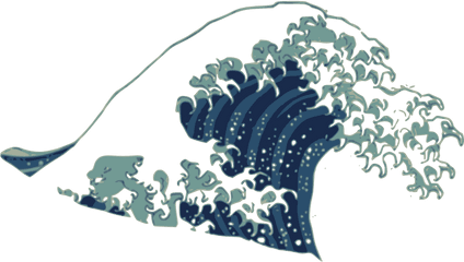 Download Free Png Asian Wave Pattern - Dlpngcom Wave Painting