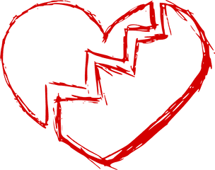 Broken Heart Transparent - Broken Heart Transparent Background Png