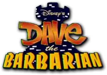 Download Dave The Barbarian Logo - Orange Png