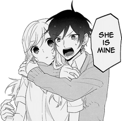 Raven Anime Couple Transparent Png - She Is Mine Anime