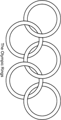 Olympic Coloring Pages - Circle Png