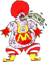 Download Jpg Transparent Mcdonald S Fat Guy Nd Version By - Ronald Mcdonald Drawing Png